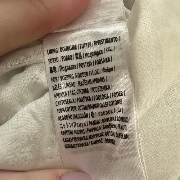 Farm Rio White Guipure Crochet Lace Midi Skirt, Coastal Bridal Boho Beachy Large - Picture 16 of 16